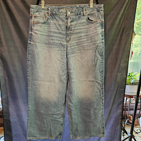 American Eagle Outfitters Denim - American Eagle Outfitters Blue Straight Leg Jeans